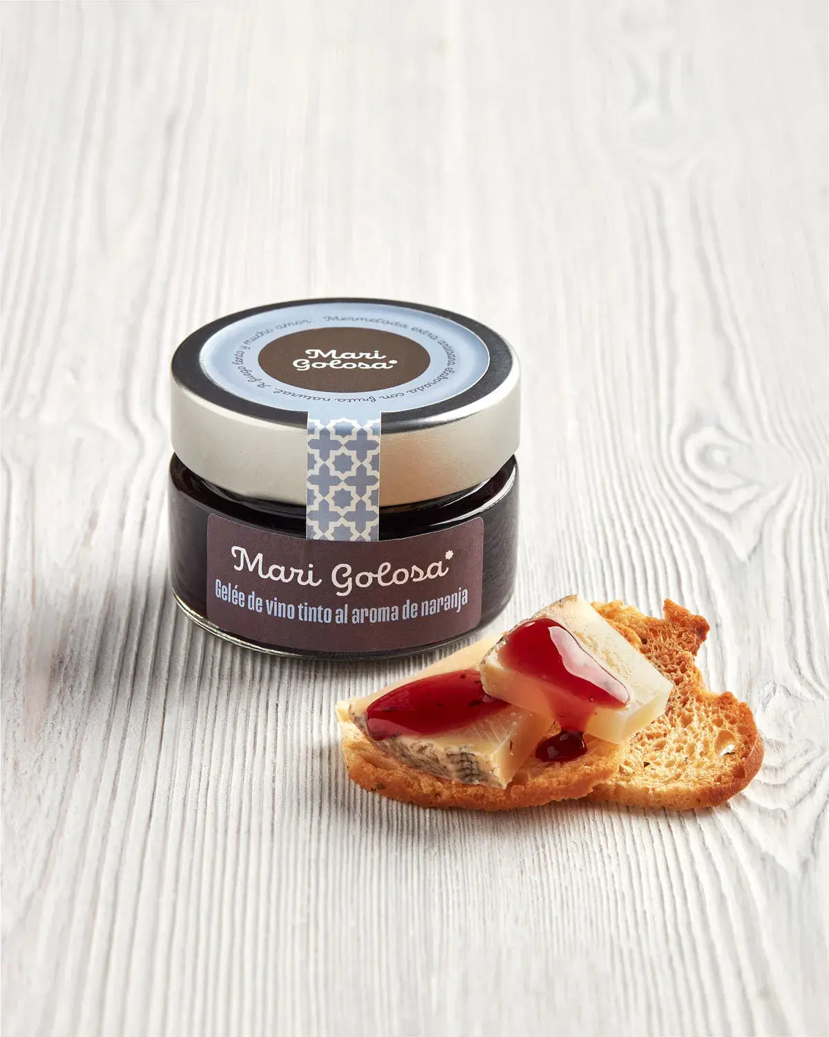 gelée de vino tinto