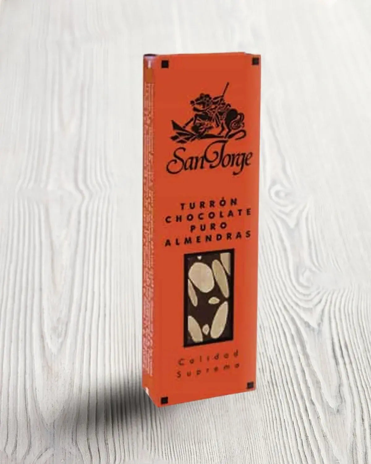 Turrón chocolate puro con almendras